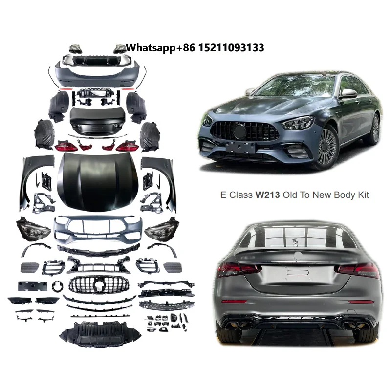 Car Accessories E-class W213 Upgrade to 2021 E63 Style Body Kits Car Bumpers Auto Parts