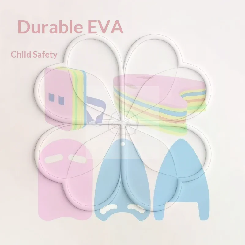 Swimming Kickboard for Swim Training Beginners Waterproof Soft EVA Foam Portable Lightweight Board for Kids Adults Outdoor Pool