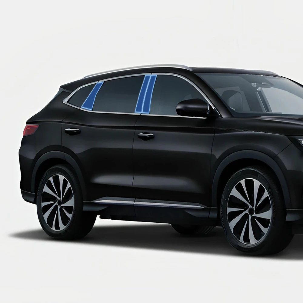

Защитная пленка из ТПУ для B-стойки автомобиля BYD Seal U 2023-2025, предварительно вырезанная, прозрачная, антицарапийная, самовосстанавливающаяся наклейка