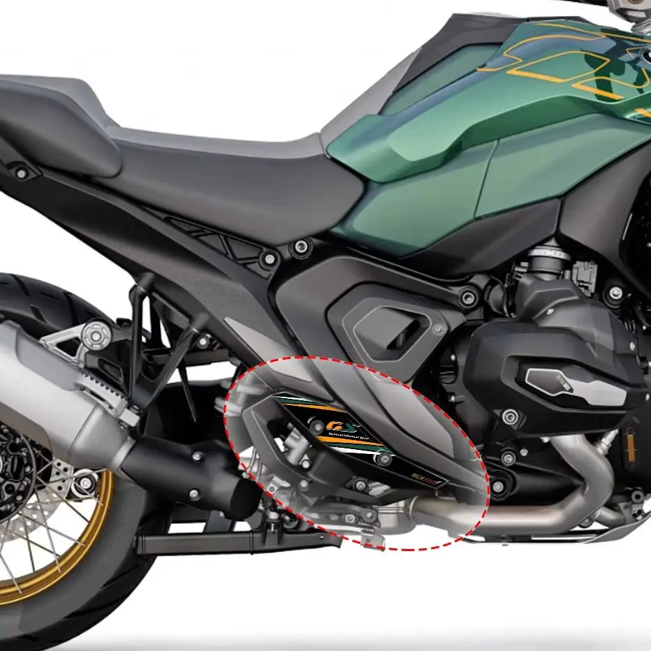 

3D Gel Engine Sticker & Lower Side Guard Plate Protection Decal For BMW R1300GS R 1300 GS 2023 2024 Motorcycle