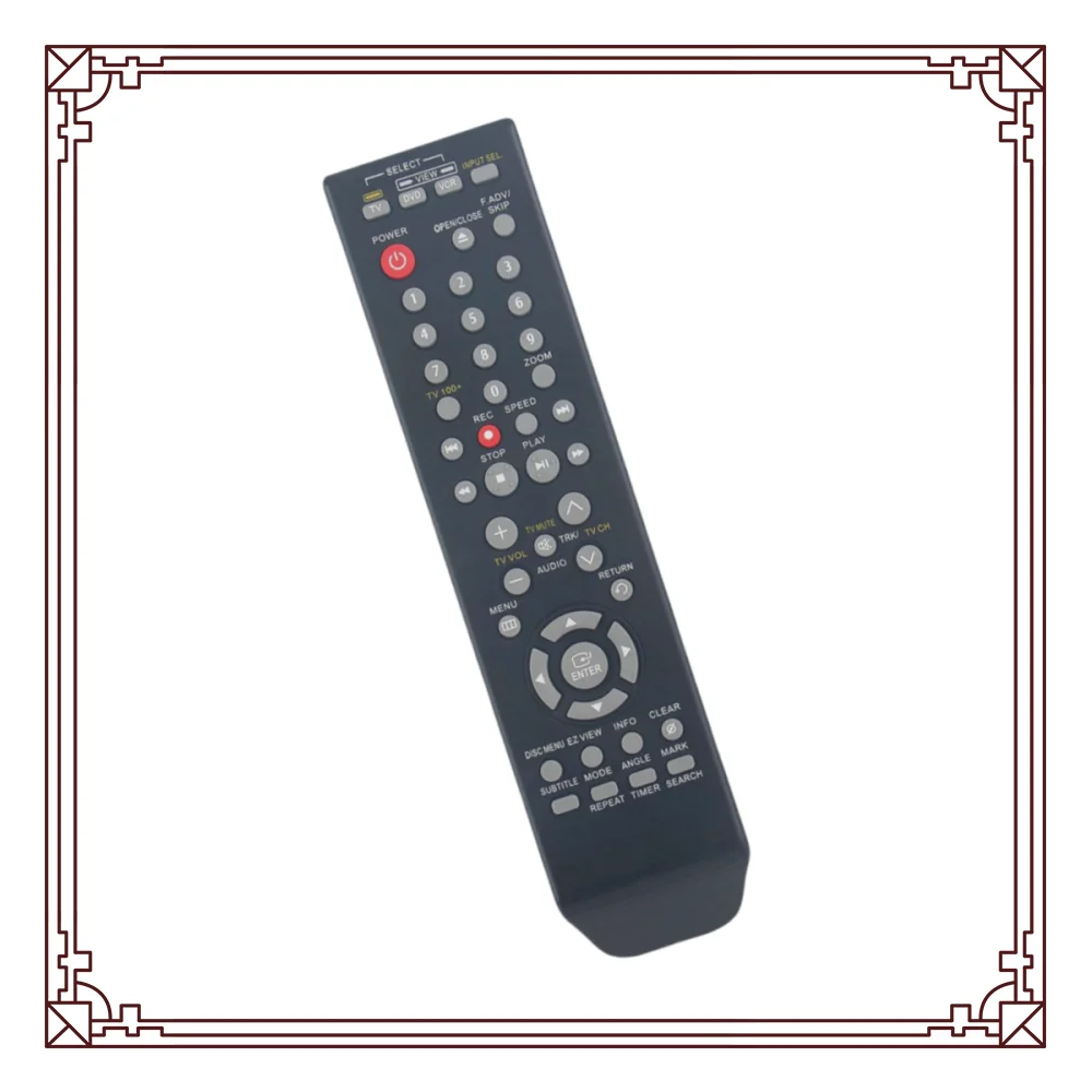 New Replacement Remote Control Fit for Samsung DVD VCR Player Recorder DVD-VR375A DVD-VR370 DVD-VR375 DVD-R121