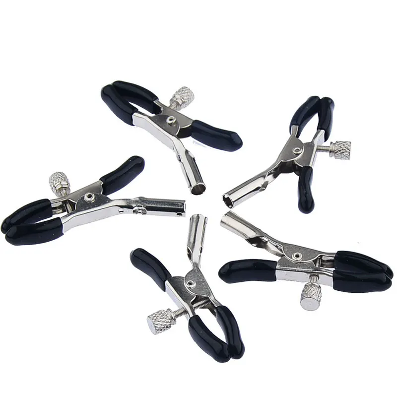 5PCS Clip erotiche per il seno stimolatore per capezzoli giochi per adulti giocattoli del sesso per coppie flirtare morsetti per capezzoli Clip in