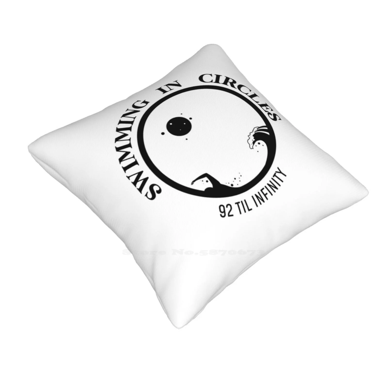 Eks Swimming In Circles Home Sofa Car Waist Throw Pillowcase Miller Kids Miller Faces Miller Circles Miller Swimming Miller