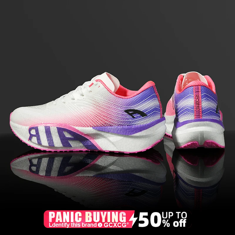 Running Shoes Speciality Carbon Board Marathon Men Sports Breathable Lightweight Women's Comfortable Athletic Nonskid Sneakers