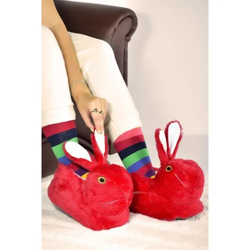 Standard Rabbit Plush Panduf Shoes Winter Keeps Your Feet Warm Cute sweet