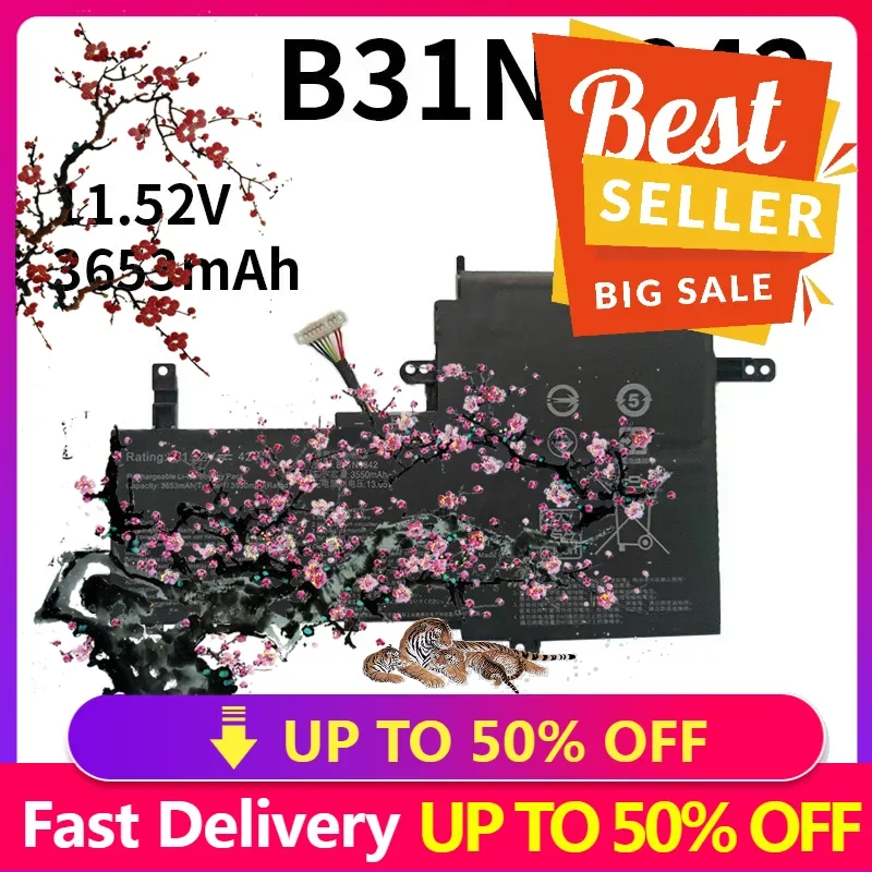 

【Fast Delivery】NEW Compatible With ASUS S5500F V5050E V5100E M5100U S531F B31N1842 Laptop Batteries