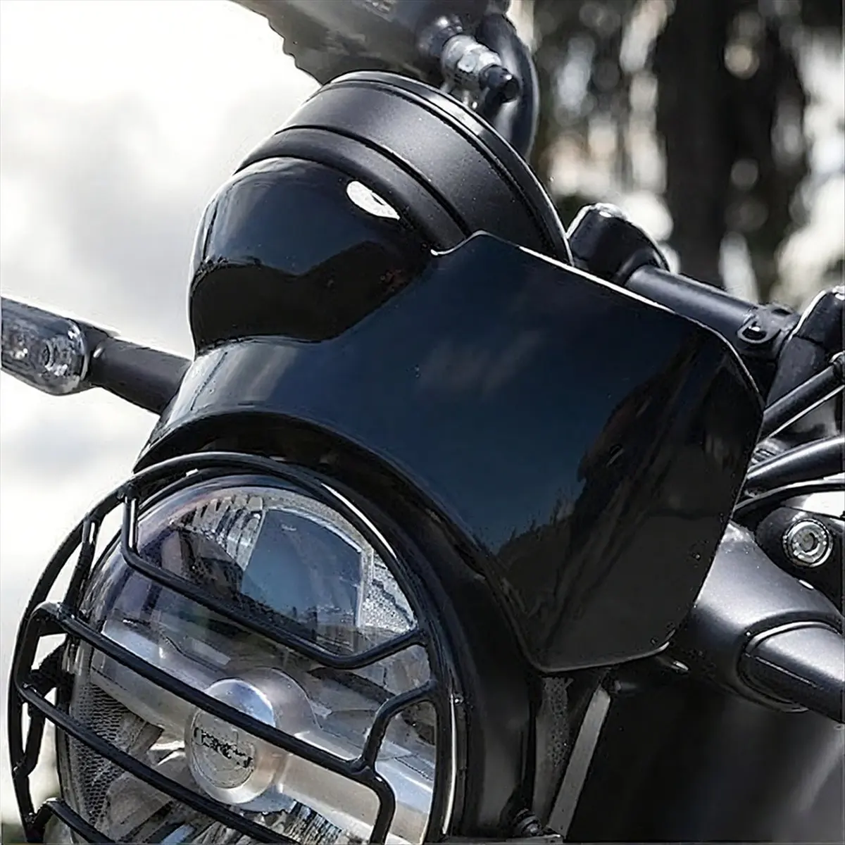 Motorcycles Windshield for Royal Enfield Guerrilla 450 2024- Black SUP