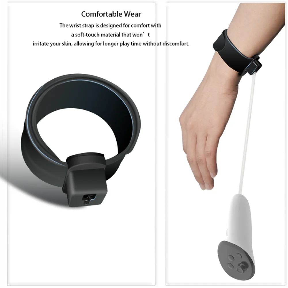 Для контроллера Meta Quest 3, регулируемый ремешок на запястье, защитный чехол, пряжка, крышки джойстика, комплект крышек для аккумулятора, аксессуары виртуальной реальности