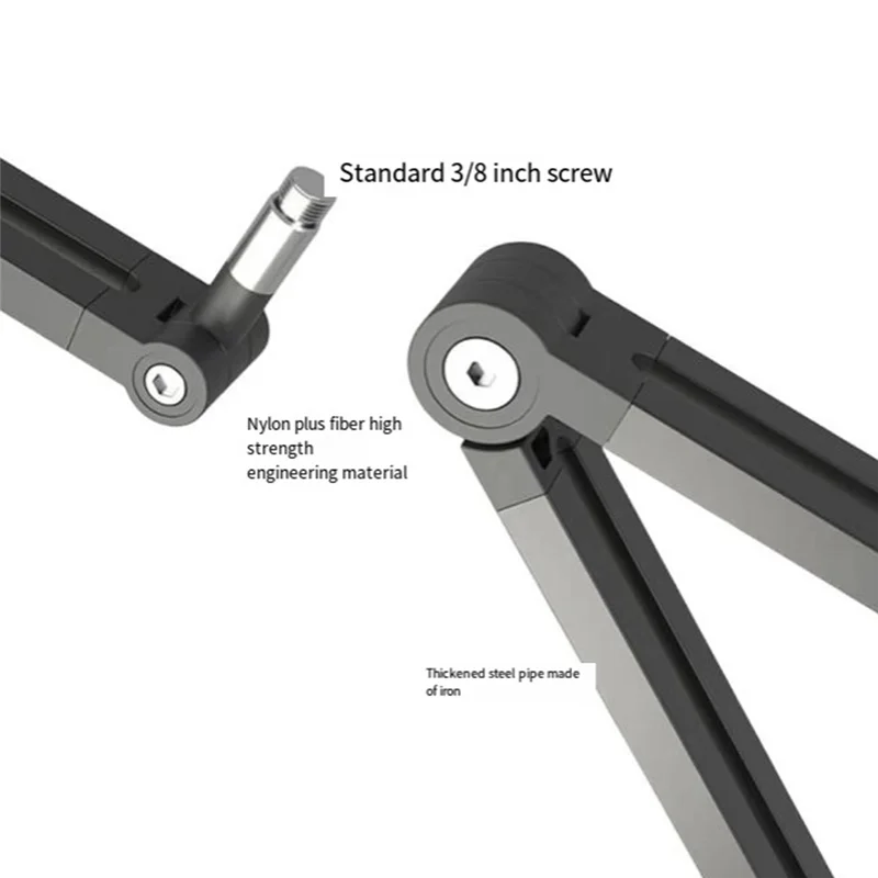 العالمي قابل للتعديل بوم الذراع تقف المعادن تعليق مقص حامل ميكروفون للألعاب استوديو راديو Media-A86G