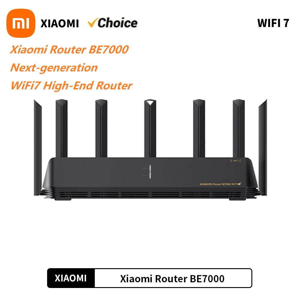 جديد Xiaomi Mi راوتر BE7000 ثلاثي الموجات واي فاي مكرر VPN 1GB شبكة USB 3.0 IPTV 4X2.5G منافذ إيثرنت مودم مكبر صوت أحادي