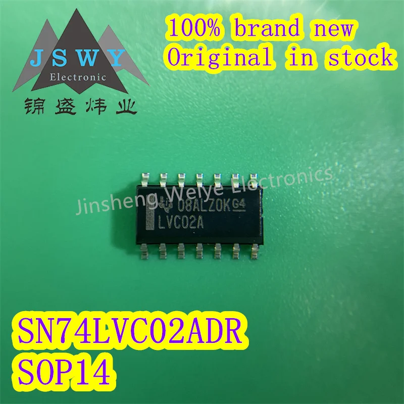 

(5/10 pieces) SN74LVC02ADR 74LVC02AD LVC02A 100% brand new imported original SOP-14 logic chip IC free shipping electronics