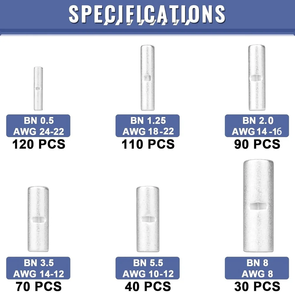 Brass Crimp Connectors Wire Connectors For Complex Wiring Projects Built-in Wire Separator For BN Series Wires