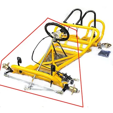 Go Kart ATV, barra de acoplamiento de dirección delantera, estante de bolas, Kit de husillo para nudillos de puntal para sistema de suspensión de vehículos todoterreno con alta D