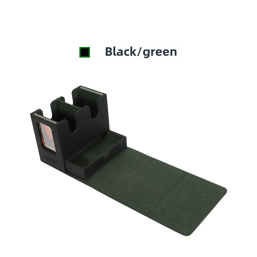 3in1 Deck Box Sportkaart Opbergdoos Past op 200+ Single Sleeved Card Deck Case voor MTG TCG CCG Kaarten met 4 Verdelers 2 Topladers - afbeelding 1