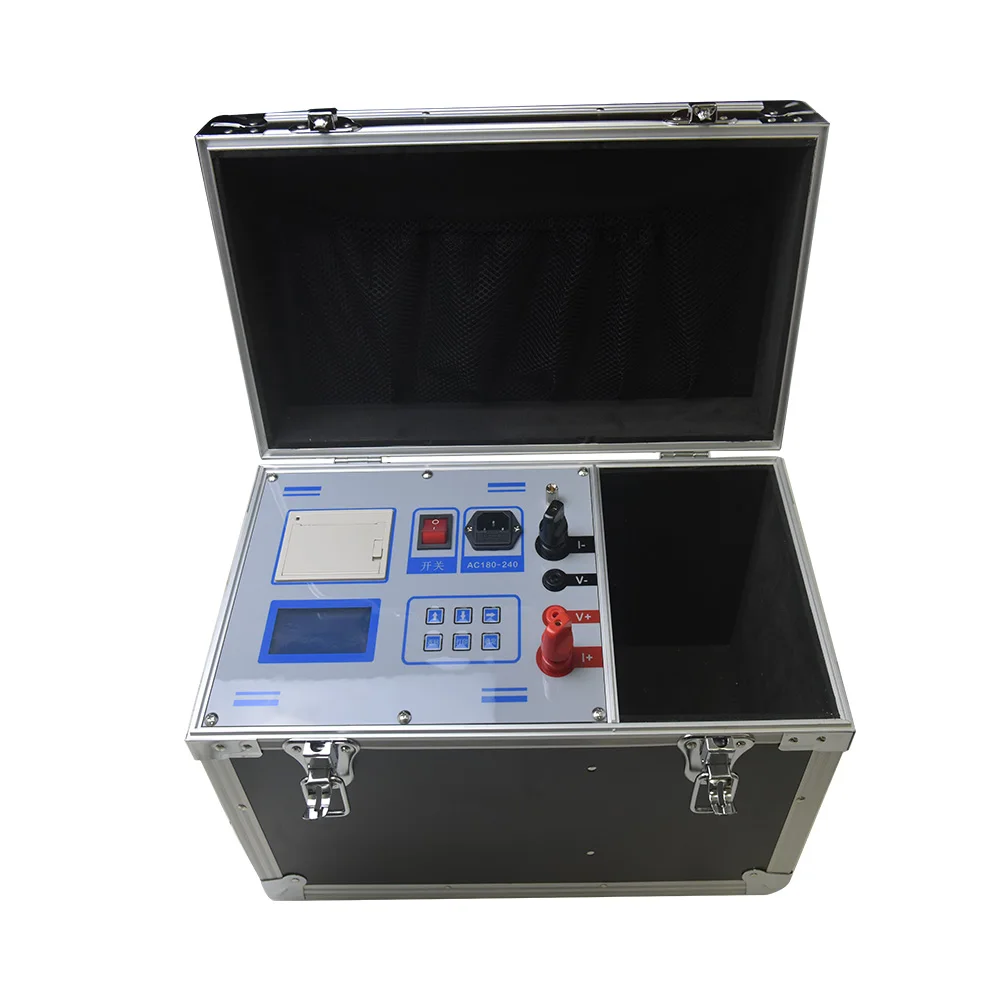 Electric Manufacturing Digital 100A Loop Resistance Tester Contact Resistance Tester large LCD Leakage Switch Detector Tester