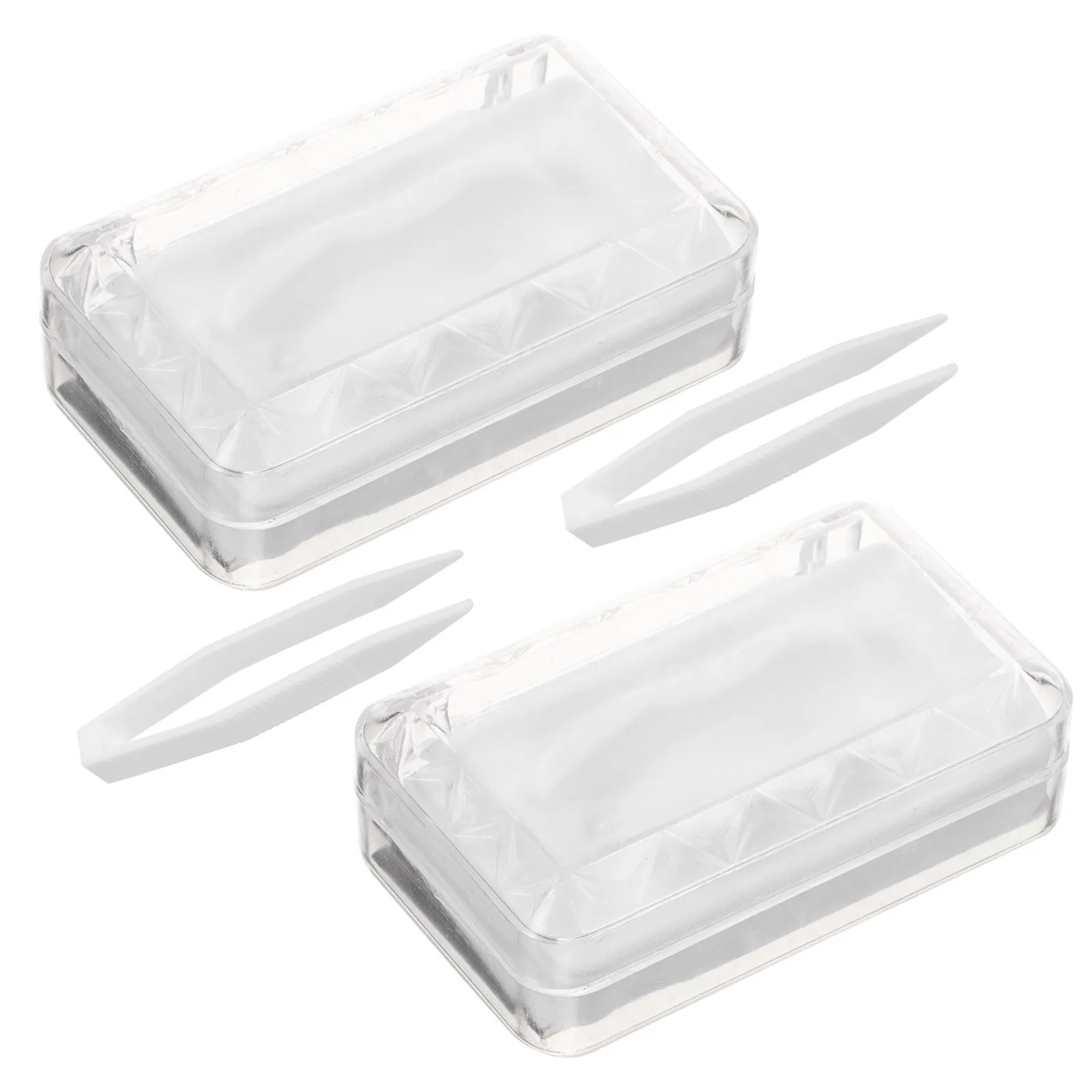 

2Pcs Denture Case Portable Denture Box Storage Holder for Travel Orthodontic Retainer Carrier Small Dental Brace Container