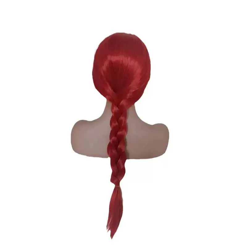 Toy Story 2 Jessie Parrucche Cosplay Treccia in stile Capelli sintetici lunghi Parrucche in fibra resistente al calore Parrucca in stile treccia