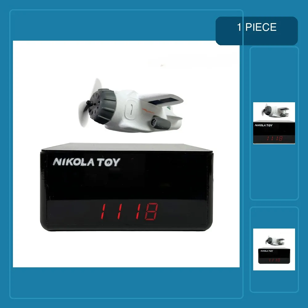 DIY Airplane Paddle Magnetic Suspension Mini Aircraft Magnetic Levitation Model Creative Movable Ornaments Collection Men Toys