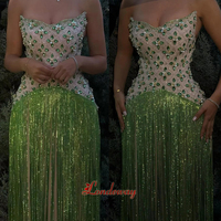 Londeway Luxury A-line Prom Dresses Rhinestone Tassel Saudi Arabric Gala Vestido De Fiesta Bespoke Evening Party Gown Customized