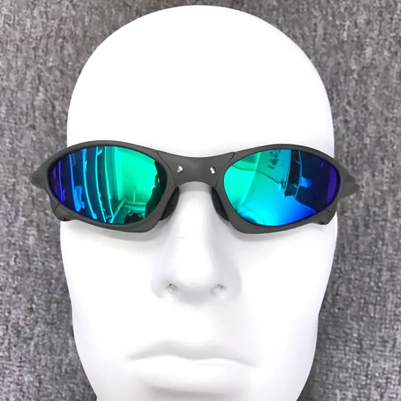 MTB Man Polarized Sunglasses Cycling Glasses UV400 Fishing Sunglasses Metal Bicycle Goggles Cycling Eyewear Riding Glasses H8-2