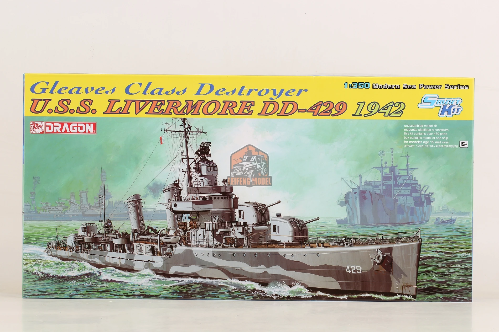 

Dragon 1027 1/350 U.S.S. Livermore DD-429 GCDestr. 1942