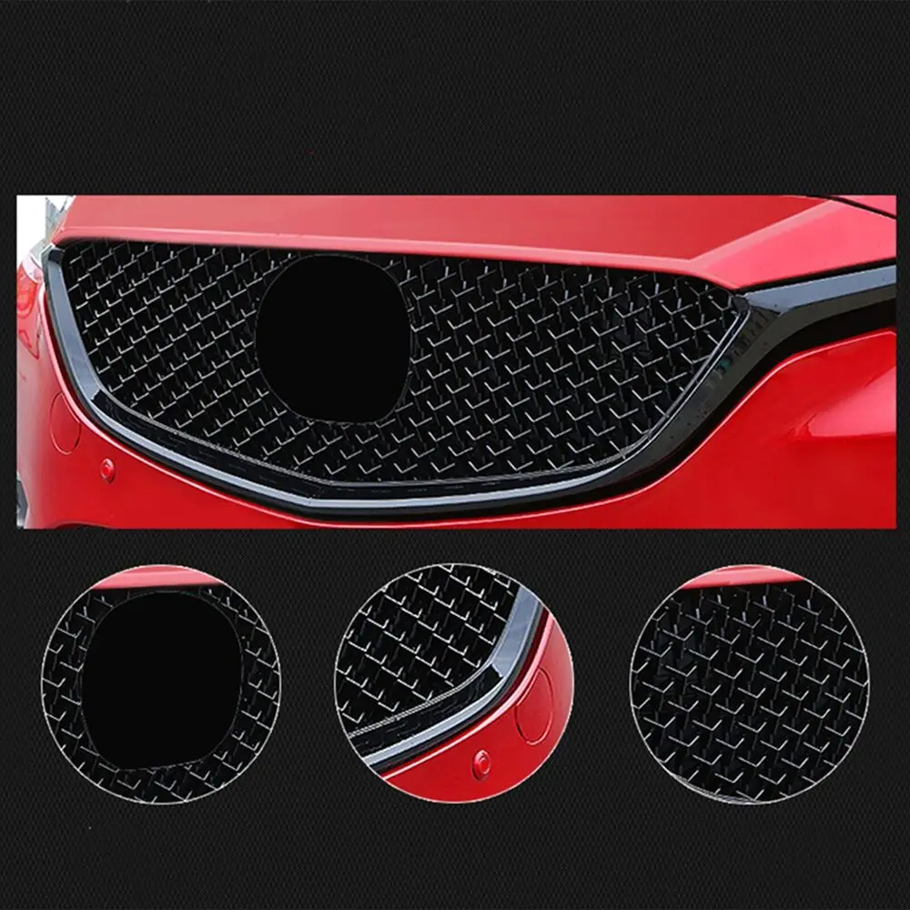 Front Upper Bumper Grill Mesh Grille for Mazda 6 Atenza 2017 2018 Air Intake Grille Front Bumper Grille Cover Car Accessories