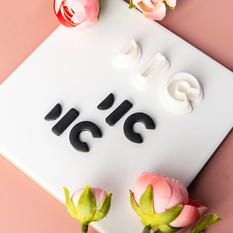 Hình Dạng hình học Bông Đất Sét Cắt DIY Đồ Gốm Mềm Trang Sức Mặt Dây Chuyền Nhựa