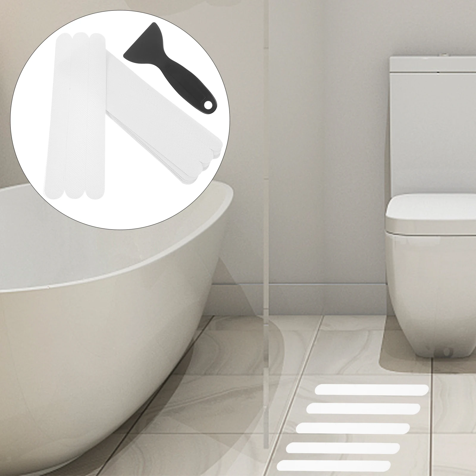 

1 set 1 Set Non-Slip Bathtub Stickers Bath Safety Treads Decals Anti-Slip Protection Water Resistant Anti Skid Tape For