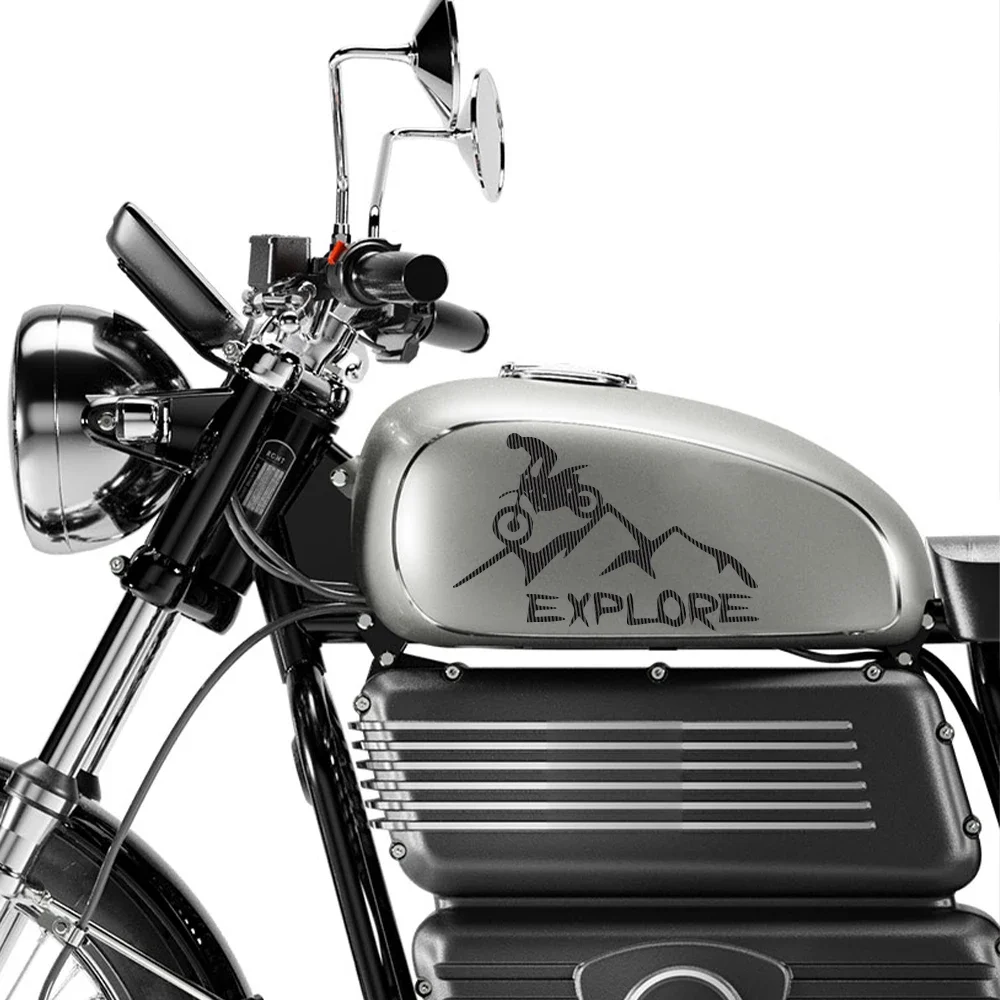Expolorer Motorcycle Sticker Motor Car Helmet Head Decals For DUCATI KTM BMW YAMAHA Kawasaki Vespa Voge Honda Forza BAJAJ CFMOTO