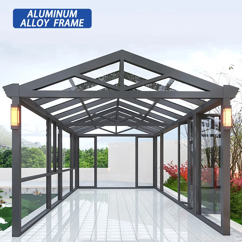 

Modern Black Frame Glass Sunroom: Create Your Comfortable Outdoor Retreat