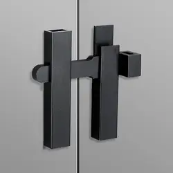 Door Lock Guard Latch Bolt 180 Degree Aluminum Alloy Latch Sliding Barn Door Lock Security Hardware For Window Cabinet Home