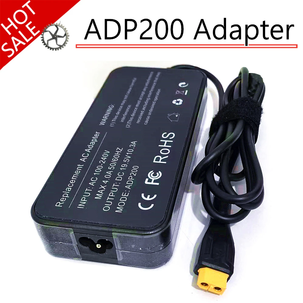 

ADP200 AC Power Adapter 200W Power Supply XT60 Plug Output 19.5V 10.3A for ToolKitRC iSDT GTPower HotRC SkyRC Charger parts