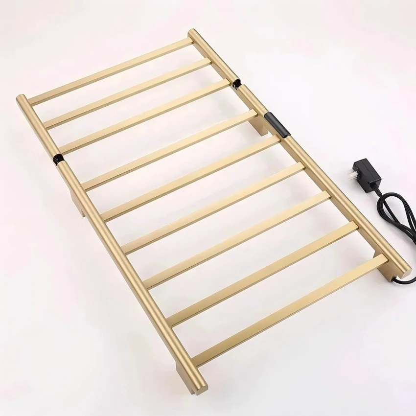 Foldable electric towel rack 304 stainless steel 625 * 500mm bathroom intelligent drying rack