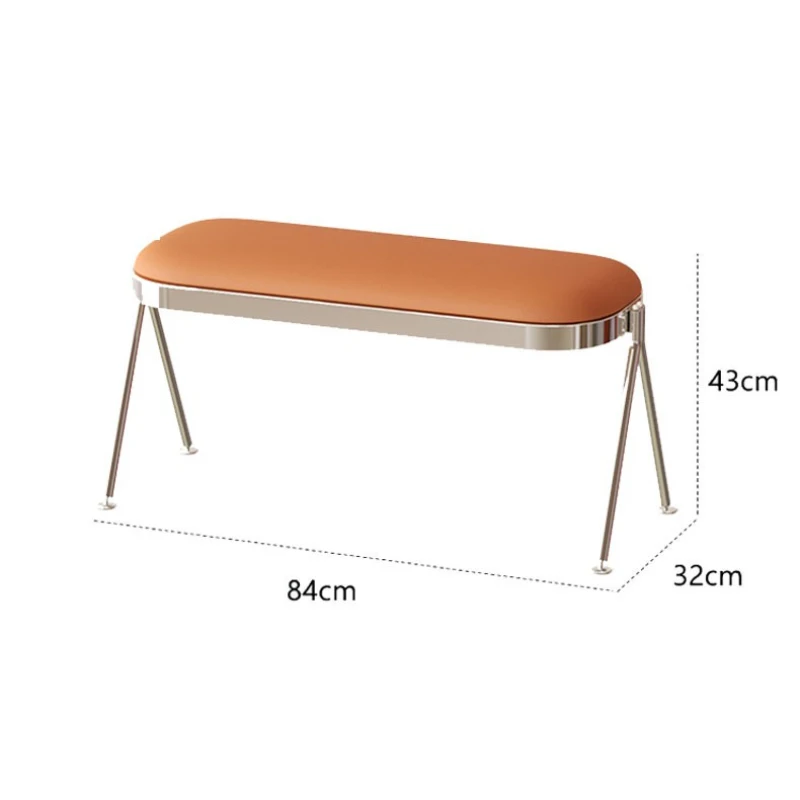 

Cream Wind Premium Makeup Stool Light Luxury Modern Furniture Simple Master Bedroom Home Dresser Chair