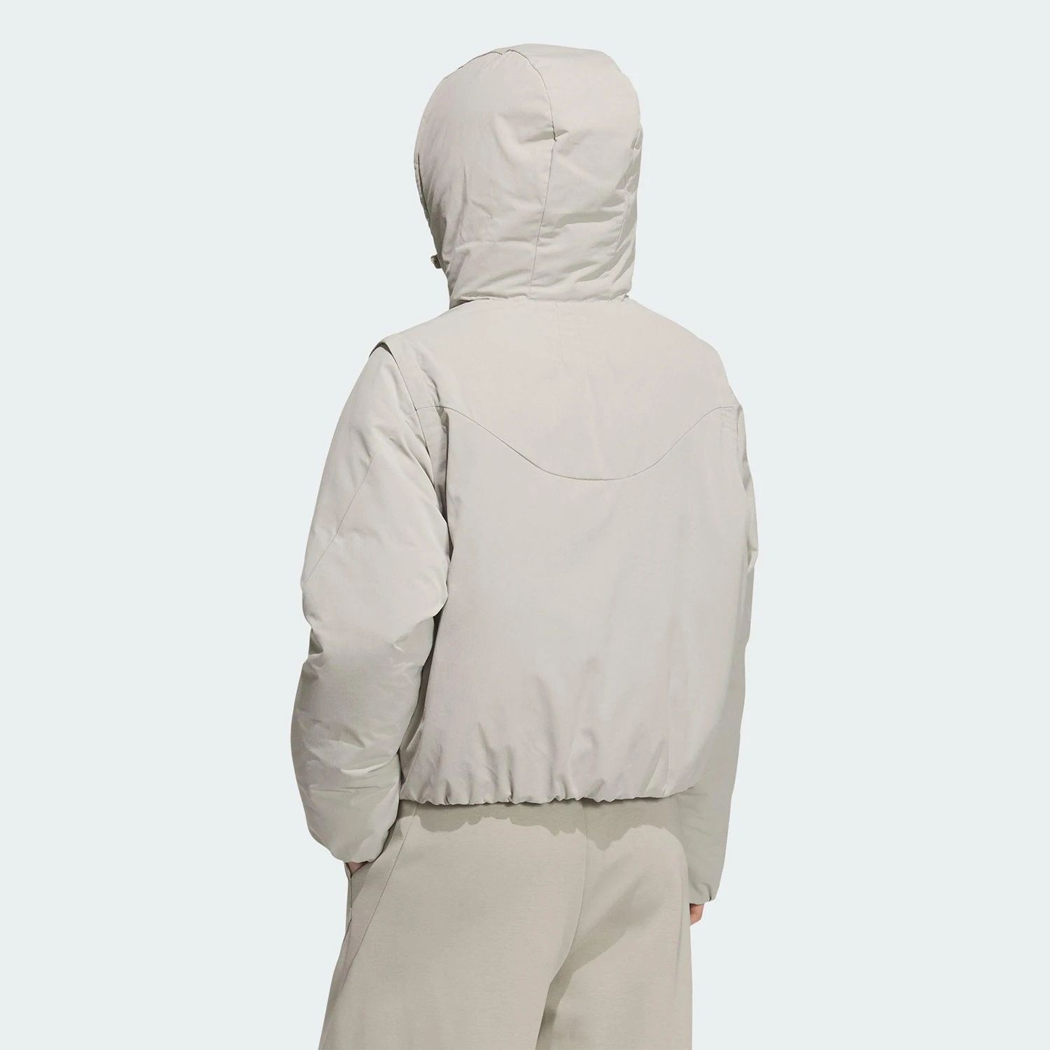 Adidas genuine winter women's warm sports classic hooded cotton jacket KS0073