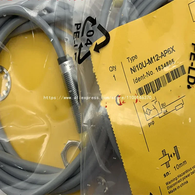 

3Pcs New High Quality inductive sensor NI10U-M12-AP6X NI10U-M12-AN6X