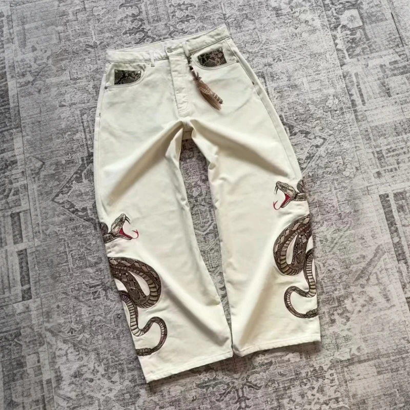 snake jeans