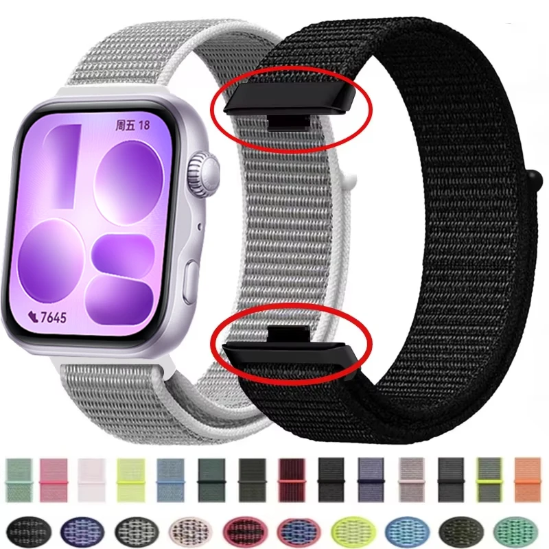 Nylon Strap For Huawei Watch Fit 5/5 Pro Sports Smartwatch Wristband Correa Huawei Watch Fit 3/4/4 Pro Strap Bracelet Watchband