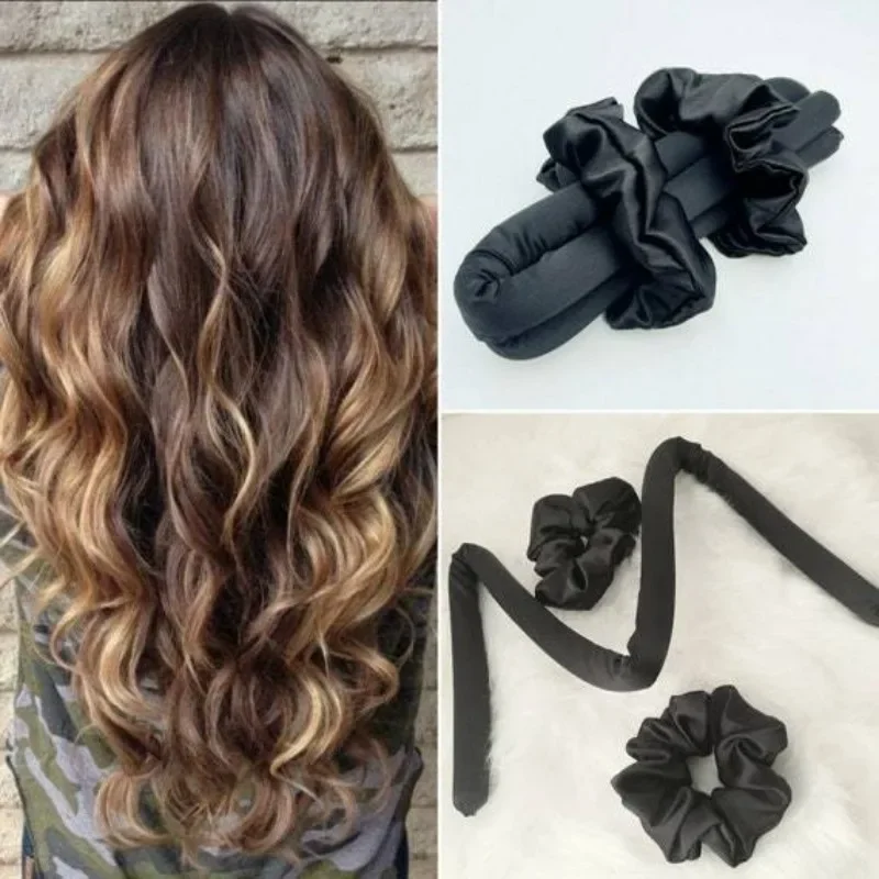 Heatless Curling Rod para mulheres, Heatless Hair Curls, Headband Make Hair Soft Shiny Hair Curler, Ferramentas de cabeleireiro, Acessórios de cabeleireiro