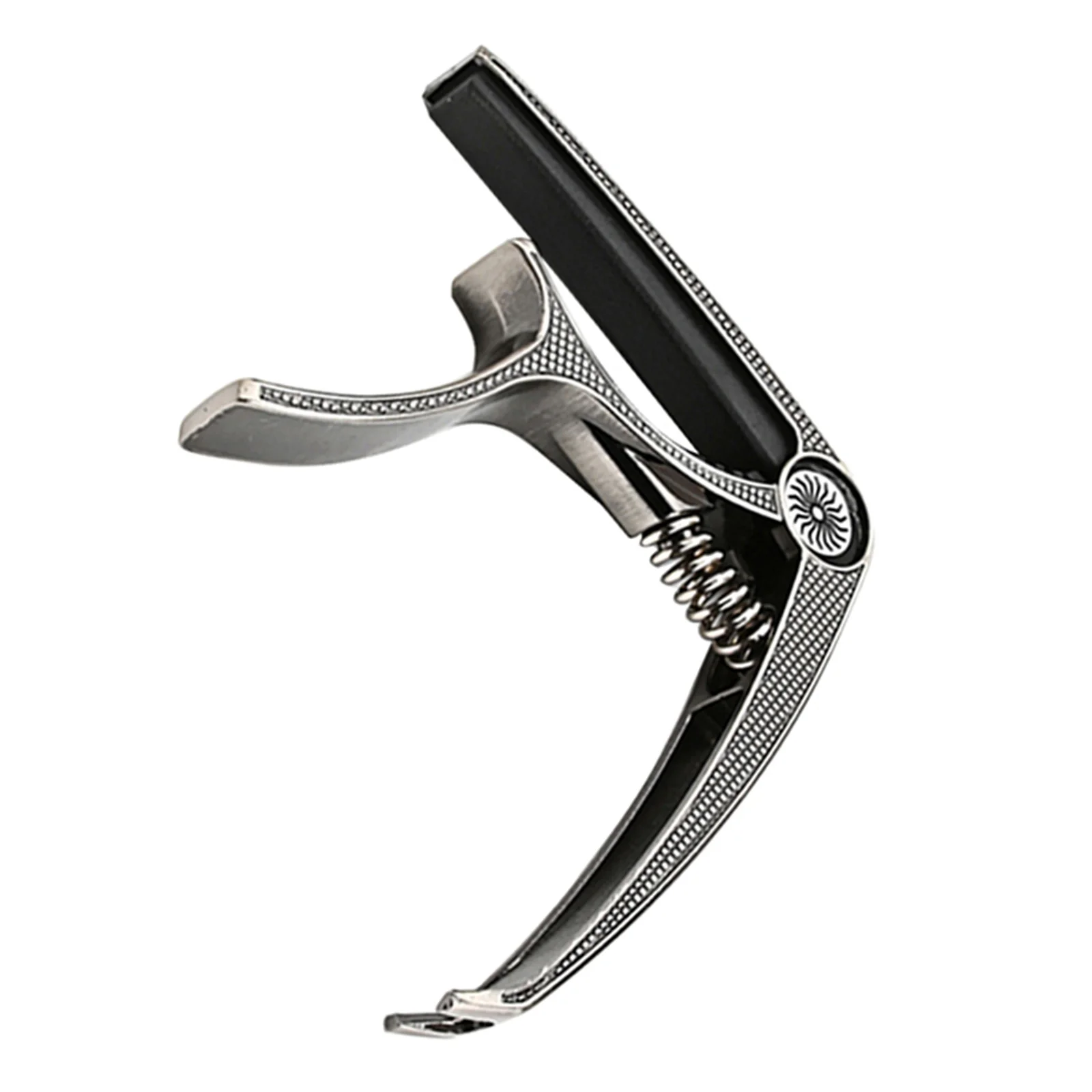 

Metal Guitar Capo Tone Modified Clamp Durable Portable Guitar Supply Clamp for Beginners Professionals Music Teachers