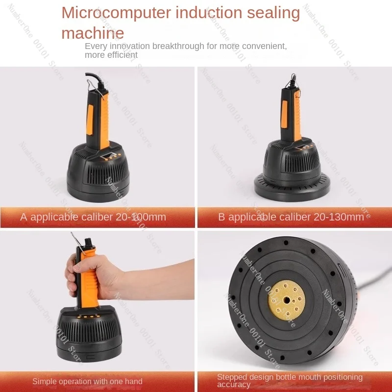 Sealing Machine Commercial Handheld Electro-Magnetic Induction Sealing Machine Small Household Plastic Bottle Machine