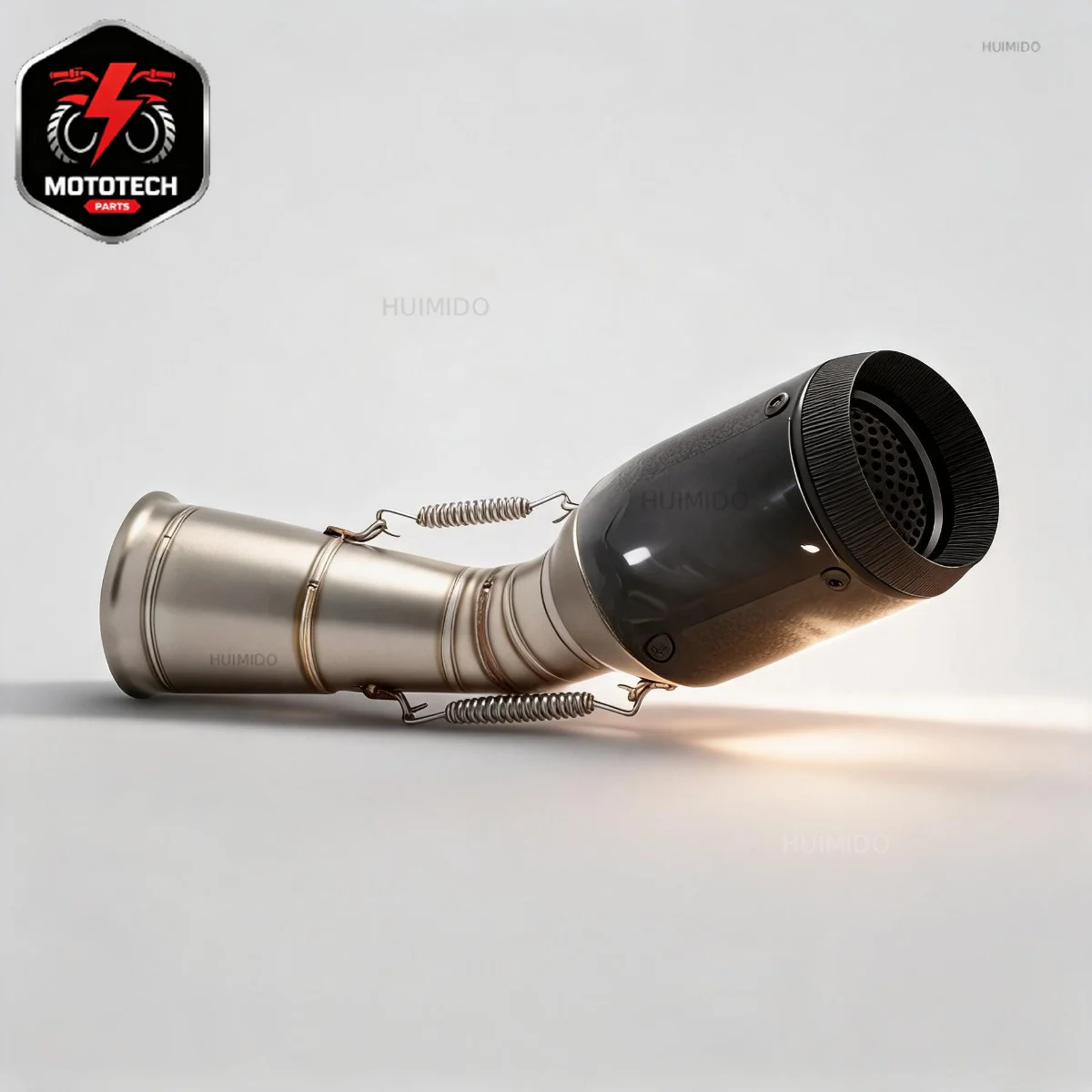 Applicable to 703RR motorcycle locomotive modified exhaust pipe AR straight row to improve performance stainless steel mid-tail