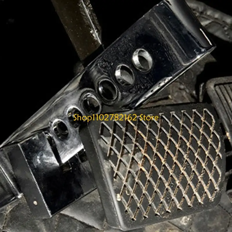 547B Vehicle Brake Throttle Lock Anti-Theft Car Brake Pedals Lock 8 Hole Adjustable Locking Device,3 Keys Included