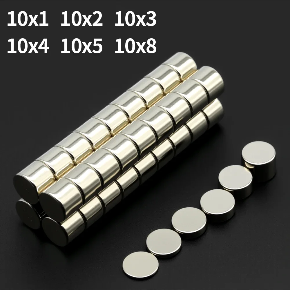 10x1 10x2 10x3 10x4 Round Super Strong Magnet Powerful Neodymium Magnets N35 NdfeB Permanent Magnetic imanes Refrigerator Magnet