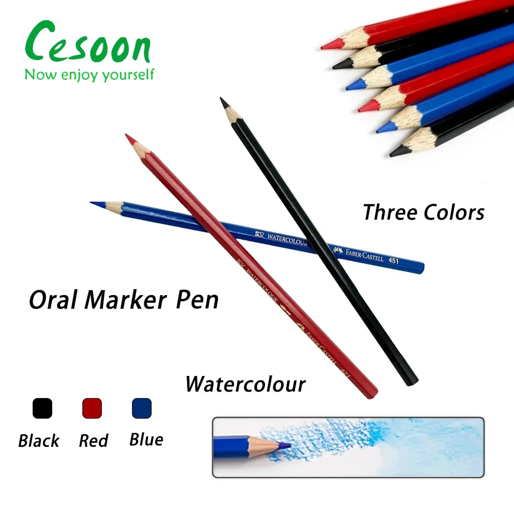 Dental Oral Marker Pen Denture False Repair Intraoral Marker Sign Line Teeth Repair Drawing Watercolour Pen Dentistry Tool