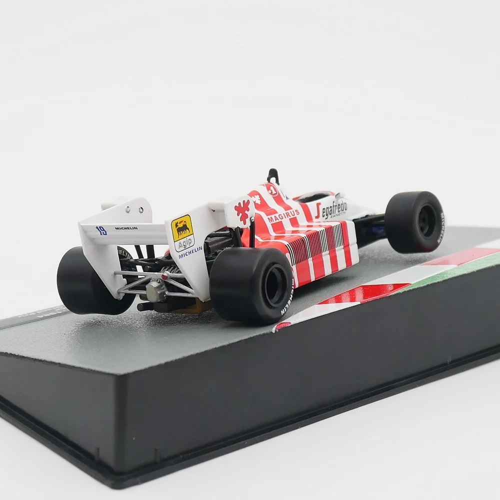 Ixo 1:43 Toleman TG184 1984 Ayrton Senna Diecast Car Model Metal Toy Vehicle