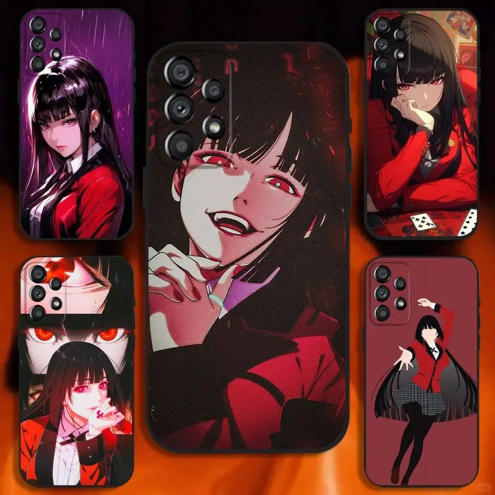 

Anime Kakegurui Jabami Yumeko Phone Case For Samsung Galaxy A20,A21s,A22,A31,A32,A52,A53,A72,73,A80 Soft Black Cover