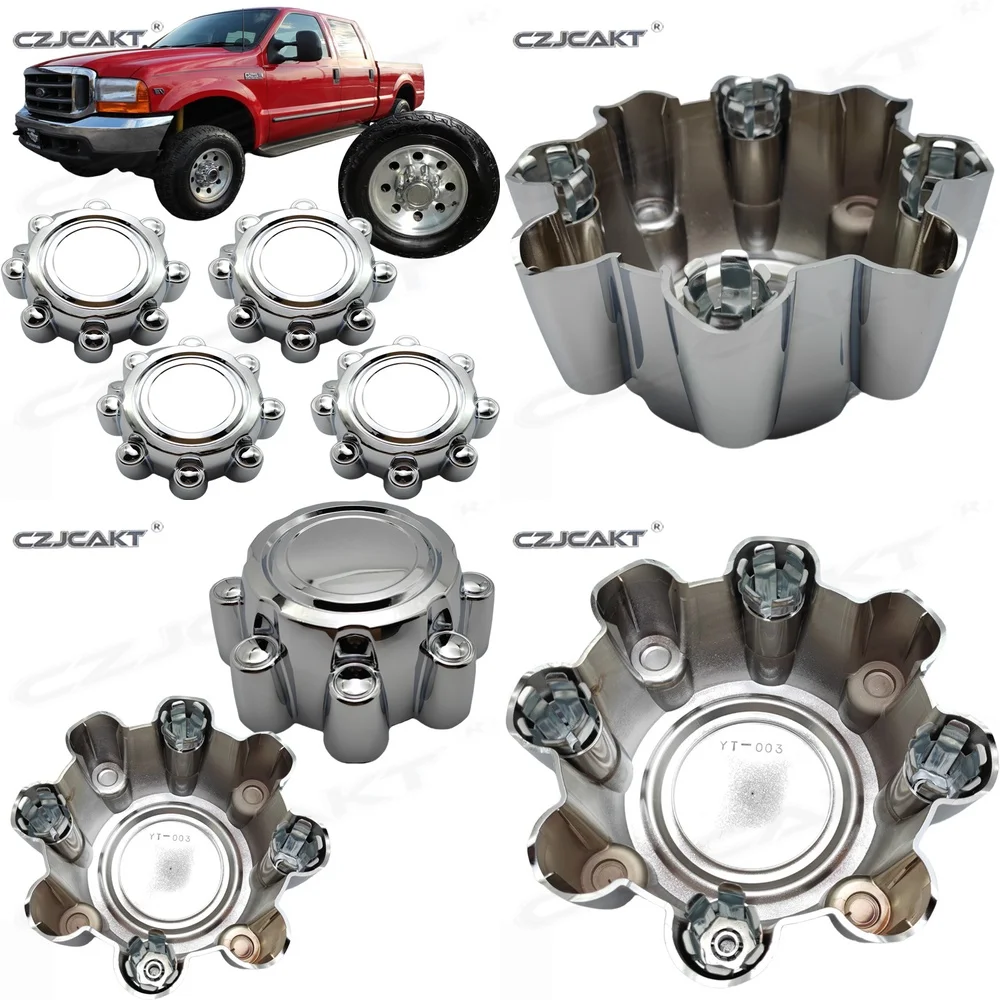 

Хромированные центральные колпаки для колес Ford F250 F350 SRW 2WD 1999-2005 годов, аксессуары для грузовиков, автозапчасти