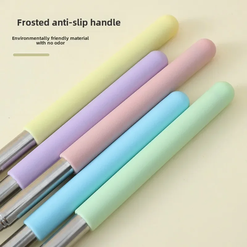 Professional Stainless Steel Telescopic Teaching Pointer Extendable Rod with Finger Tip Design for Classroom Lectures Durable