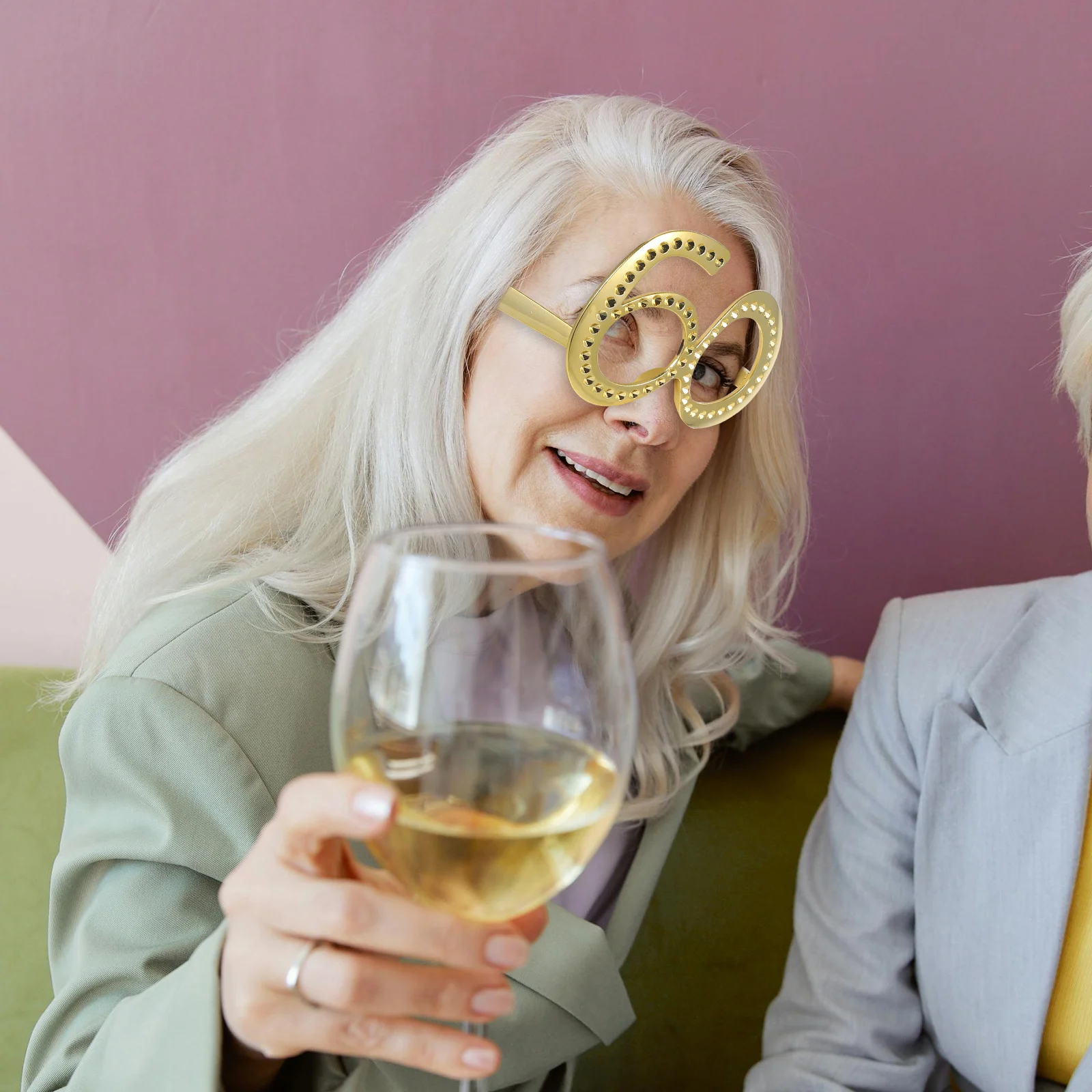 

Lightweight Number Glasses Rhinestone Frame Birthday Party Eyewear Photo Prop Party Decoration Glasses Photo Prop